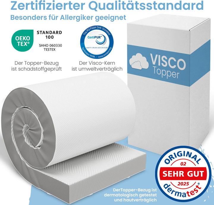 Produktbild Bestschlaf Visko-Mineralschaum Matratzenauage (180 x 200 cm)