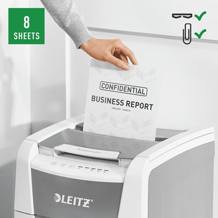Actual product image Leitz Shredder IQ Autofeed Small Office 100 particle cut 34 l (Particle cut)