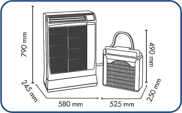 Produktbild Argo Ulisse 13 DCI Eco WiFi (40 m², 13500 BTU/h)