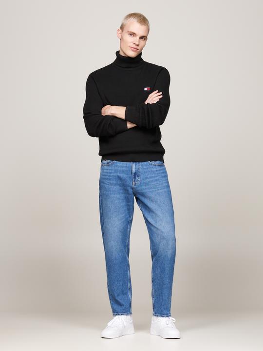 Image du produit Tommy Hilfiger Tommy Jeans Slim Fit Coltrui met wol - Zwart - Maat M (M)