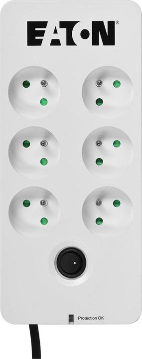 Produktbild Eaton Überspannungsschutz PB6F (6 x UTE, 10 A, weiss) (6 x, CEE 7/5, 1.50 m)