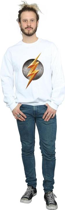 Actual product image Mens Justice League Movie Flash Emblem Sweatshirt (S)