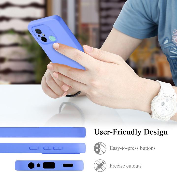 Immagine prodotto Cadorabo Custodia per Redmi 12C in TPU con design in silicone a protezione dai liquidi (Xiaomi Redmi 12C)