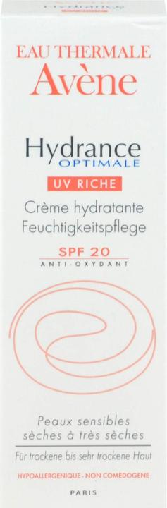 Actual product image Avène Hydrance Optimal Cream UV rich (40 ml)