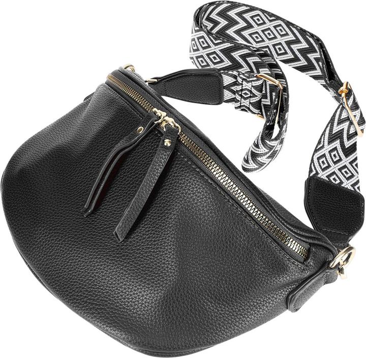 Actual product image Gallantry Belt bag with geometric pattern