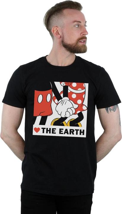 Image du produit Disney - T-shirt MICKEY MOUSE HEART THE EARTH - Homme (XXL)