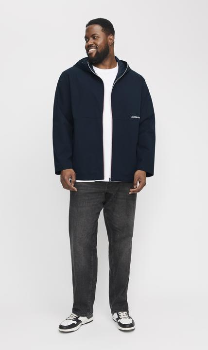 Produktbild Jack & Jones JACK&JONES PLUS JJADAM LIGHT JACKET HOOD PLS Heren Jas - Sky Captain (XXL)