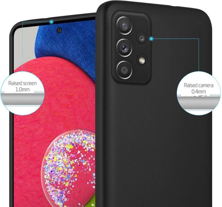 Actual product image Cadorabo TPU Matt Metallic Sleeve (Samsung Galaxy A52, Samsung Galaxy A52 5G, Samsung Galaxy A52s 5G)