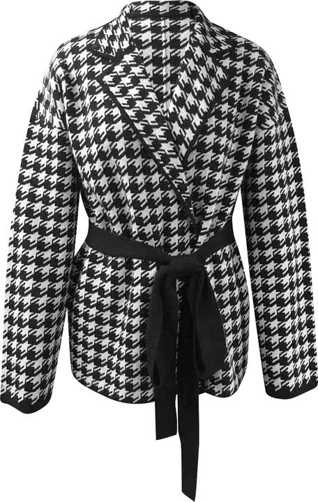 Immagine prodotto Bellemere Cardigan Two-Tone Cashmere-Merino Houndstooth (S)