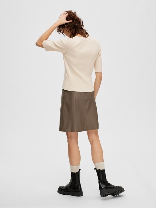 Actual product image Selected Femme Short sleeve knitted top (XL)