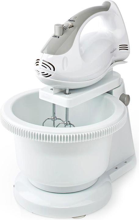Produktbild Nedis Handmixer 200 W 5 Geschindigkeitsstufen Turbofunktion Turning Bowl / 2 Knethaken / 2 Schlägel (200 W)