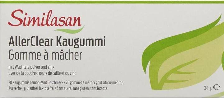 Produktbild Similasan AllerClear Kaugummi (20 Stück, Gummies, 50 g)