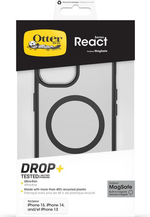 Produktbild OtterBox React mit MagSafe (Apple iPhone 14, Apple iPhone 15, Apple iPhone 13, Apple iPhone 16e)