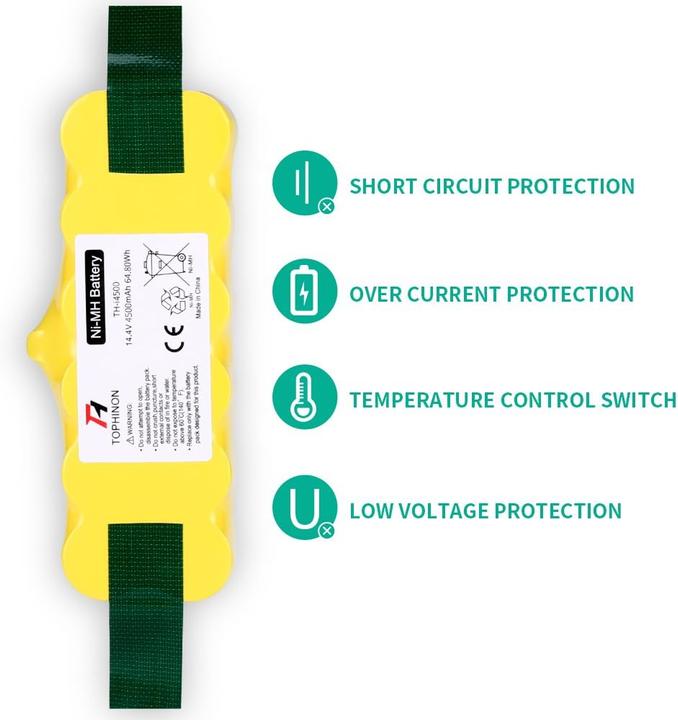 Produktbild HT TopHinon 14.4V 4500mAh NI-MH Akku für Roomba