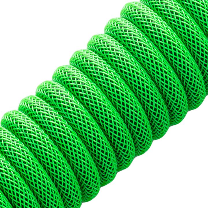 Actual product image CableMod Pro Coiled Keyboard Cable USB-C to USB Type A, Viper (1.50 m, USB 2.0)