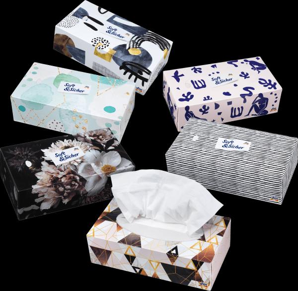 Image du produit dm Soft&Sicher Conception de la boîte de mouchoirs