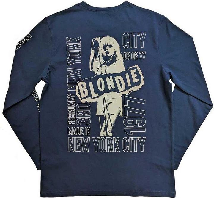 Immagine prodotto Blondie NYC '77 Maglietta Manica Lunga Adulto Unisex (XL)