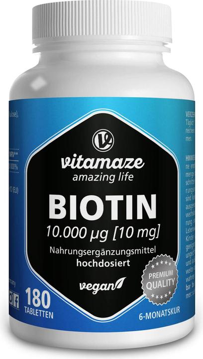 Vitamaze Biotin (180 Piece, Pills, 45 g)