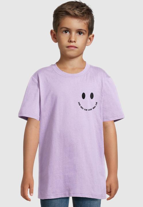 Produktbild Merchcode Kids Good Vibes Club Front for Light - Basic Tee - 184965 (158)