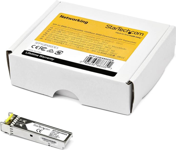 Immagine prodotto StarTech SFP-1G-BX80-D SFP - D/S