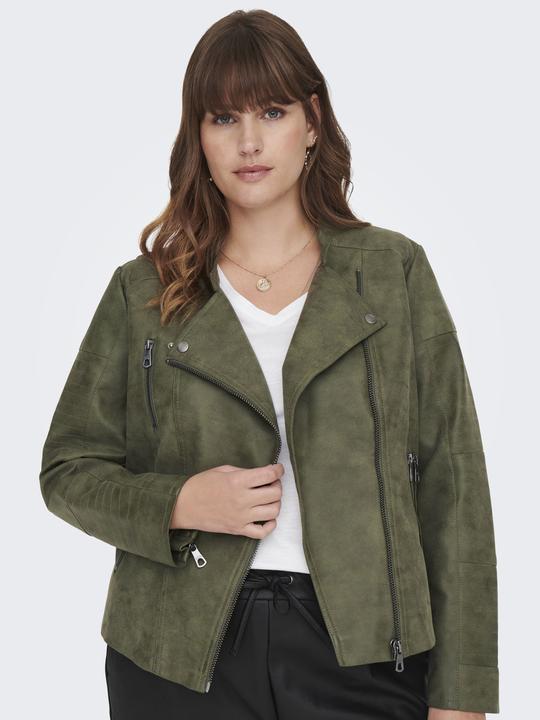 Image du produit Only Curvy Biker Veste en cuir synthétique (52)