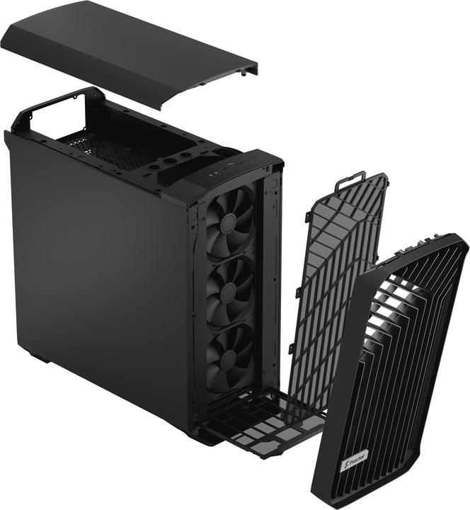 Produktbild Fractal Torrent Black Solid (ATX, E-ATX, mATX, ITX, SSI EEB, SSI CEB)