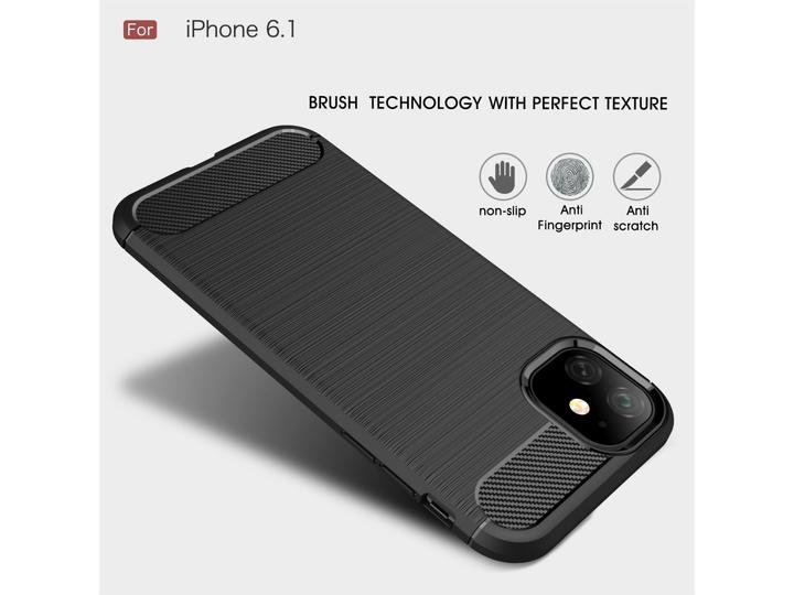 Actual product image Screenguard Carbon Brushed Case (Apple iPhone 11)