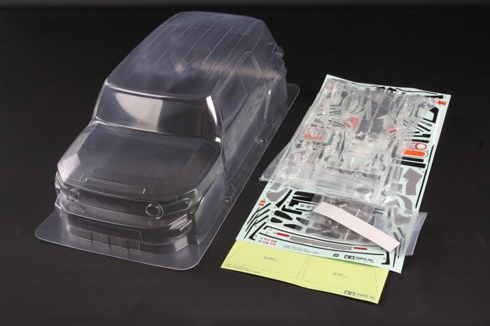 Actual product image Tamiya Toyota FJ Cruiser Body Parts Set