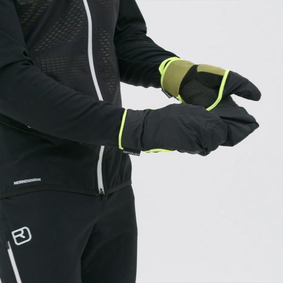 Actual product image Ortovox Fleece Grid Cover Glove (S)