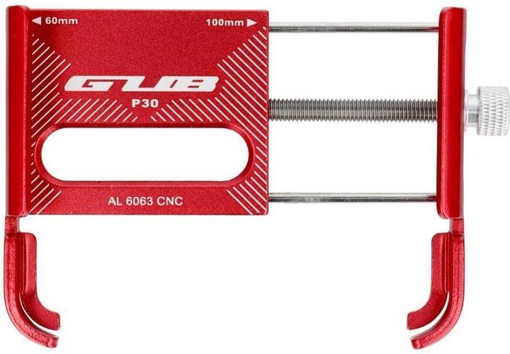 Immagine prodotto OEM Bicycle accessory GUB bike holder for mobile phone P30 Aluminium red