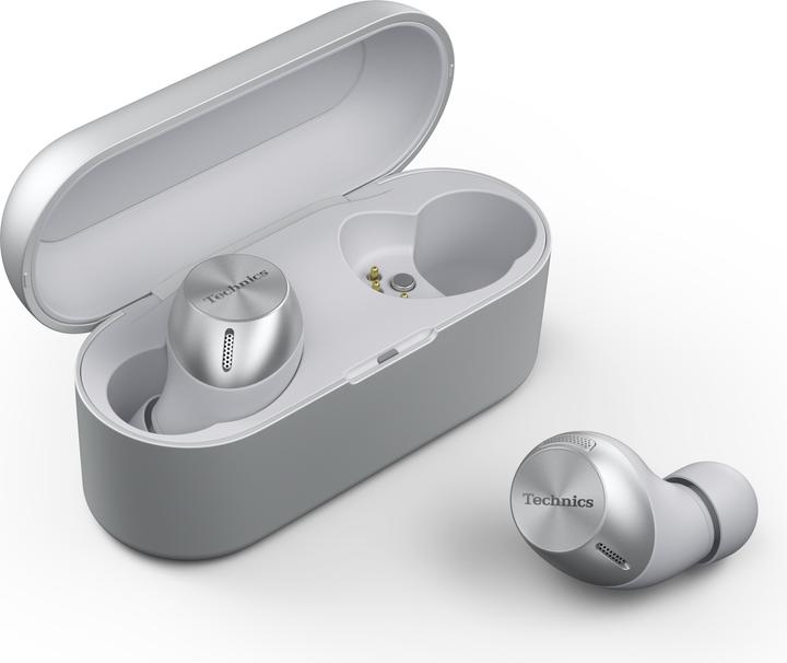 Image du produit Technics EAH-AZ40E-S Casque & écouteurs Sans fil intra-auriculaire Appels/Musique USB Type-C Bluetooth Argent (25 h, Sans fil)