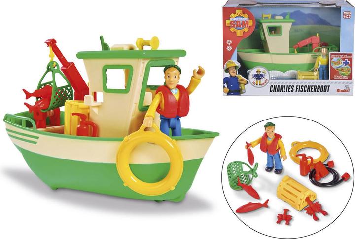 Image du produit Simba Bateau de pêche de Sam Charlie avec figurine