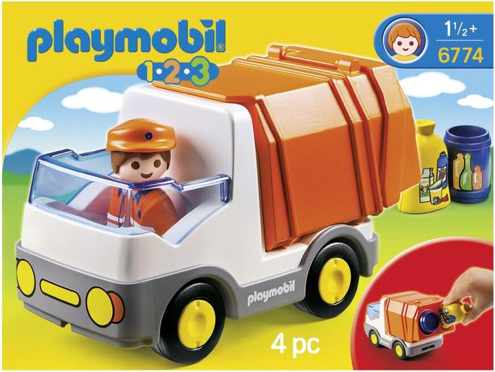 Actual product image Playmobil refuse truck (6774, Playmobil 1.2.3)