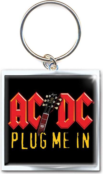 AC/DC Plug Me In Schlüsselanhänger Fotoausdruck