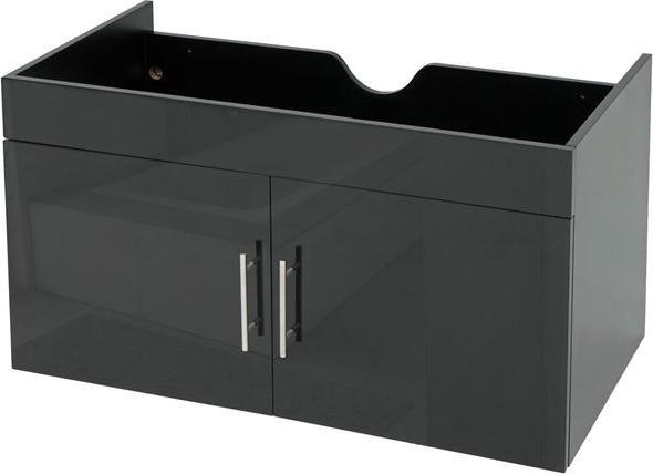 Produktbild Mendler Waschbeckenunterschrank, Waschtischunterschrank Waschtisch Unterschrank Badmöbel, hochglanz 90cm sch