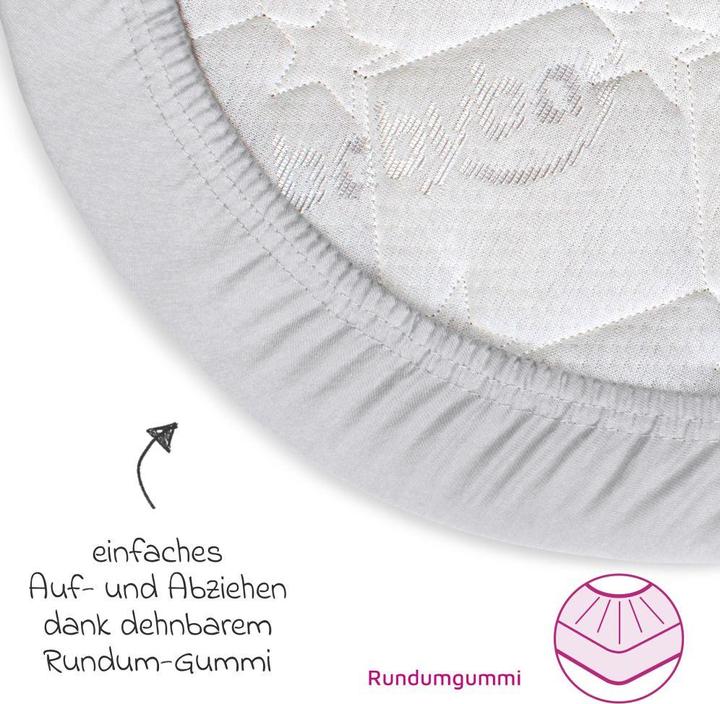 Immagine prodotto Babybay Lenzuolo a pieghe Lenzuolo a pieghe 2-pack deluxe in jersey per
