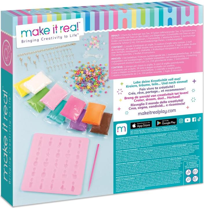 Actual product image Make it Real Jewellery set with modelling clay