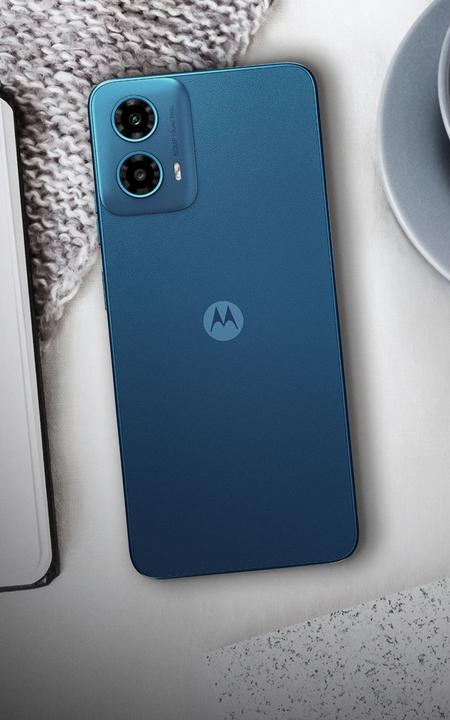 Produktbild Motorola Moto G34 DE (128 GB, Ice Blue, 6.50", SIM + eSIM, 50 Mpx, 5G)