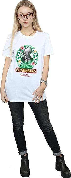 Image du produit National Lampoon´s Vacation T-shirt en coton Clarkmas Greyscale Femmes/Dames (S)