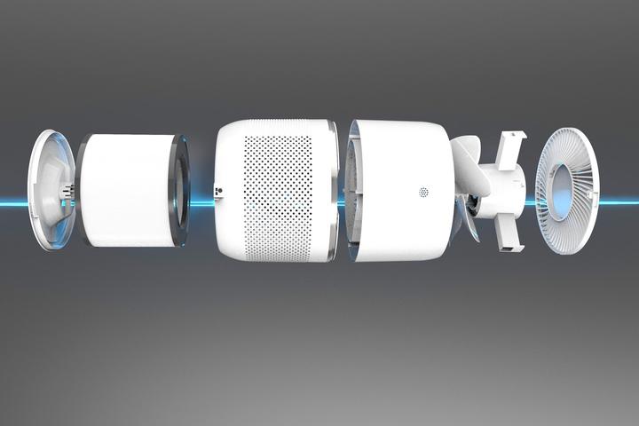 Actual product image Tesla Smart Air Purifier Mini air purifier (14 m²)