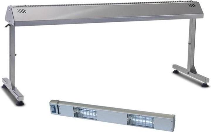 Actual product image Steinbach Stainless steel holder with quartz glass heat lamp 90cm
