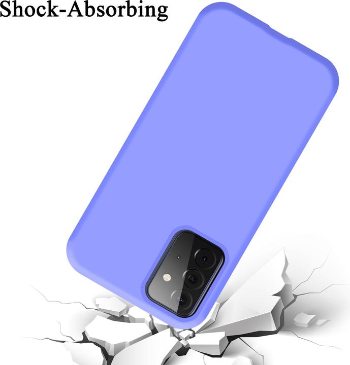 Actual product image Cadorabo TPU Liquid Silicone Case Cover (Samsung Galaxy A72)