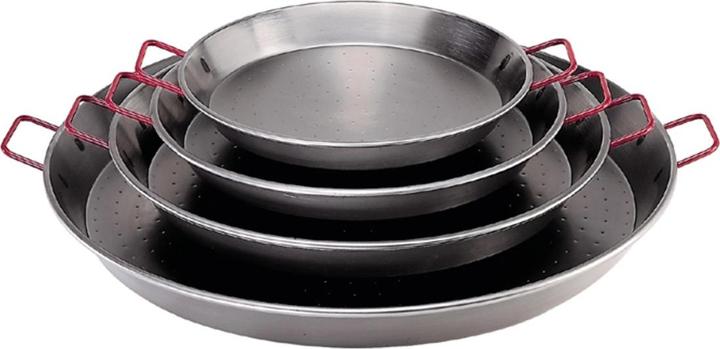 Image du produit de Buyer La Lyonnaise poêle à paella Viva España avec 2 poignées (28 cm, Poêle à paella, Acier)