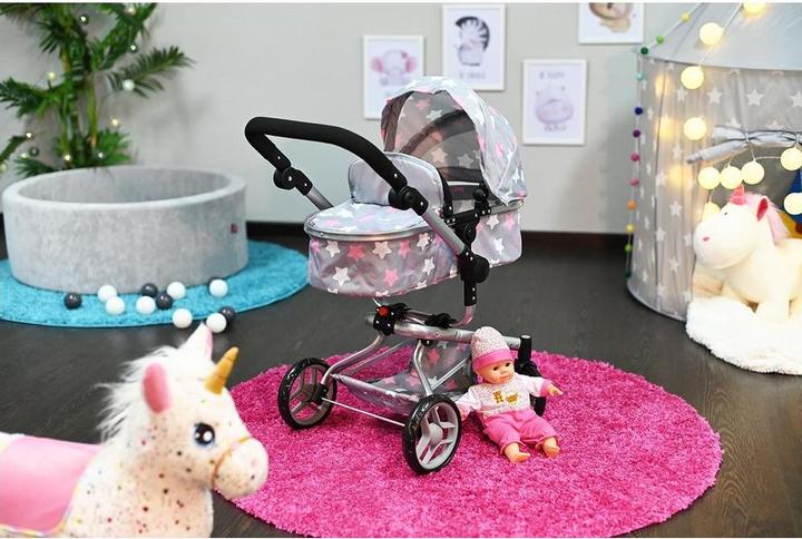 Produktbild Knorrtoys Puppenwagen Boonk - "star grey pink"