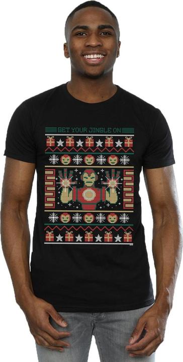Produktbild Iron Man Get Your Jingle On Fair Isle TShirt (XL)