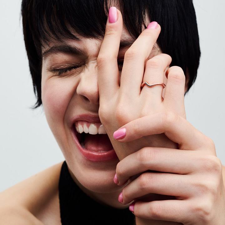 Produktbild Pandora Polierte Welle Ring (50)