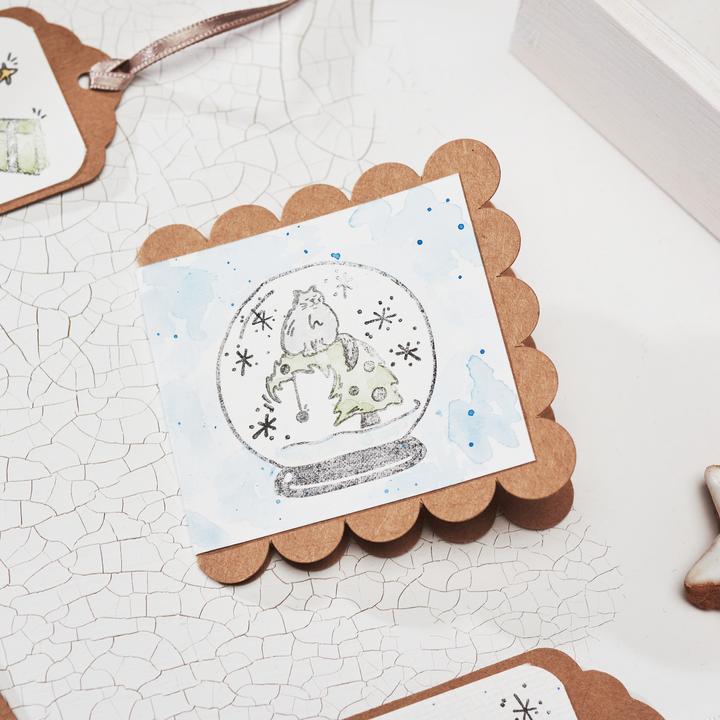 Actual product image VBS Silicone Stamp "Christmas Animals