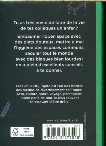 Actual product image 100 idées pour foutre la merde au bureau (French, Topito, 2022)