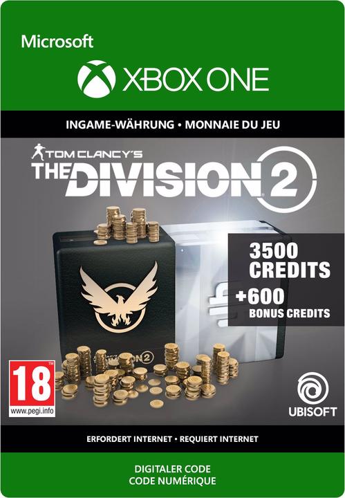 Produktbild Microsoft Tom Clancy's The Division 2: 4100 Premium Credit Pack
