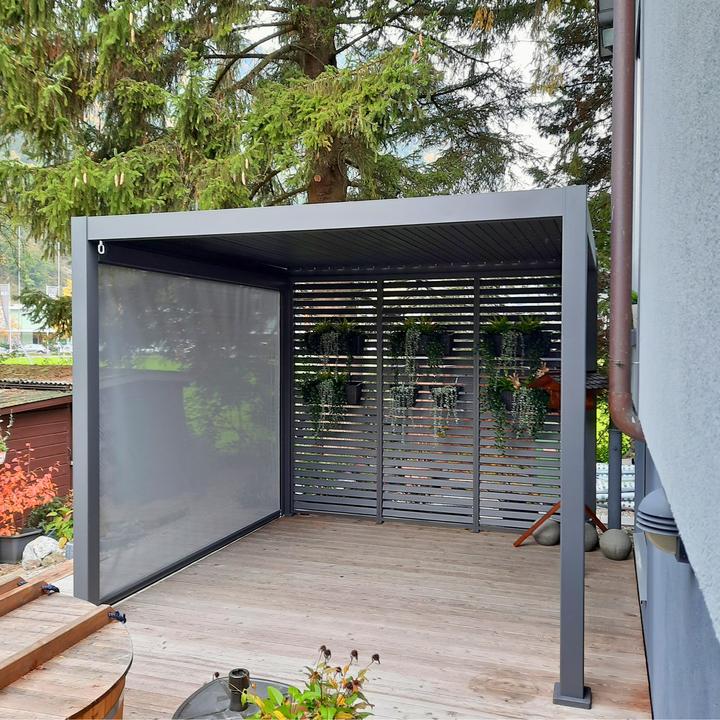 Produktbild Sorara Mirador Pergola Deluxe 3x3m Anthrazit (300 cm, 300 cm)